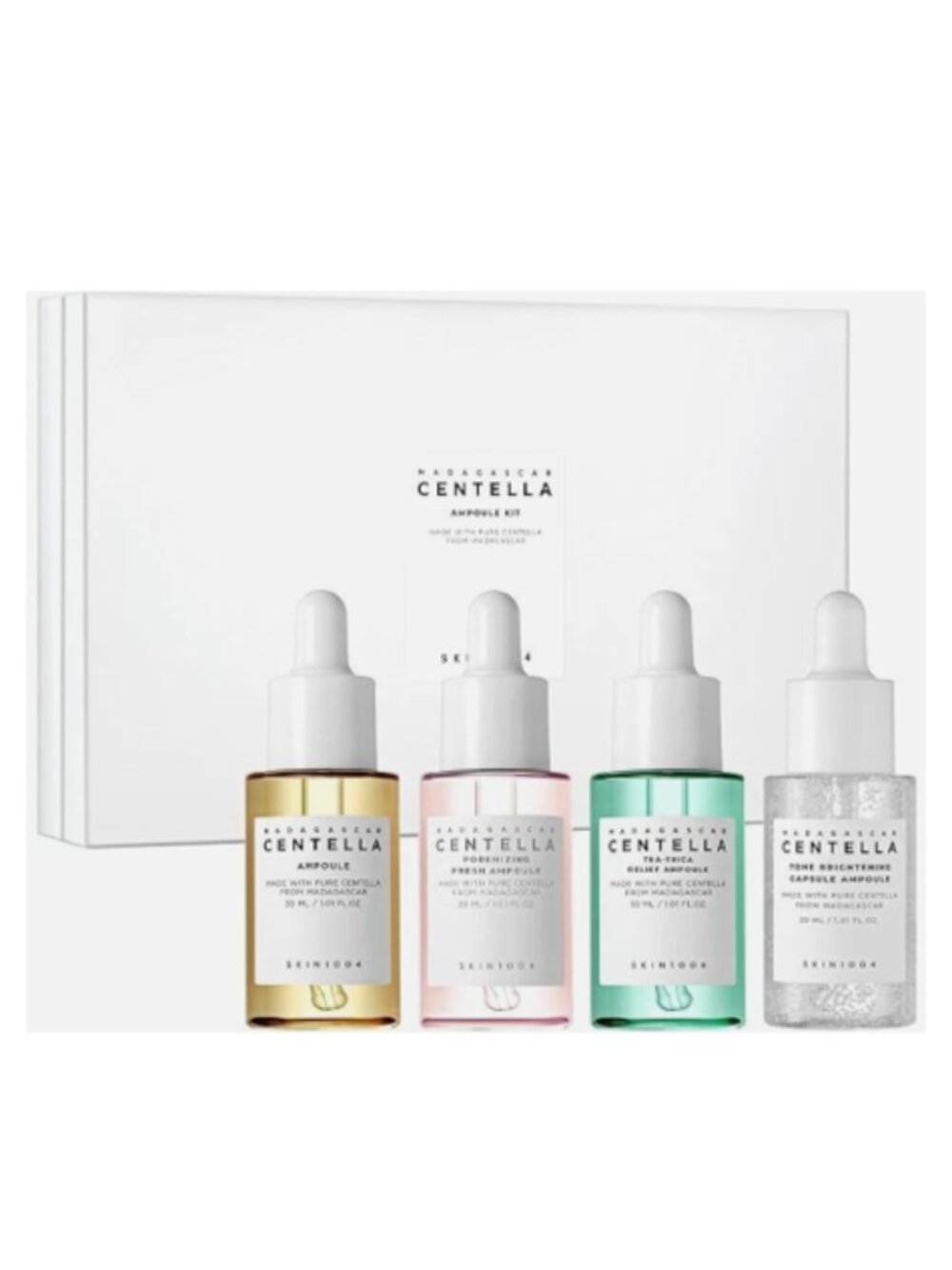 SKIN1004 - Madagascar Centella Ampoule Kit - 4 Piece Travel Size Korean Skincare - Picture 6 of 6